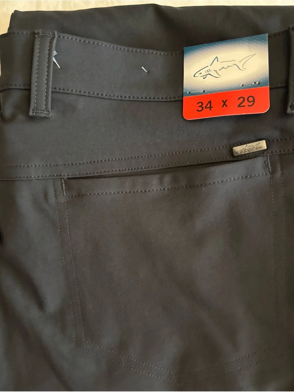 Greg Norman Collection Black Men's Chino Pants 34 x 29